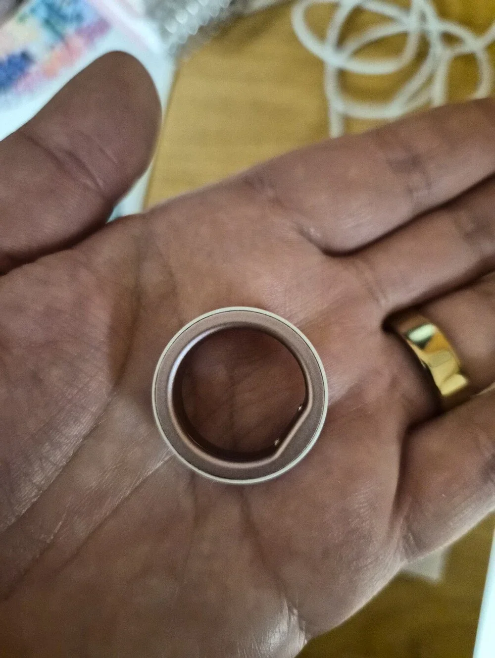 Femometer Ring Gen1 Size 9 - White/Rose Gold